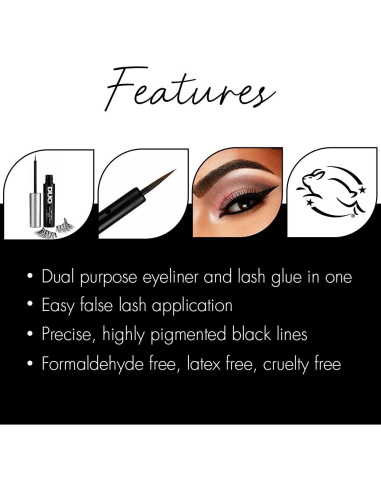 Adhesivo Liner para Pestañas DUO Line It Lash It - Negro, 3.4 g