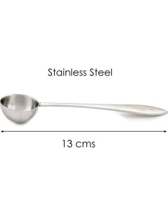 Cuchara de Té de Acero Inoxidable VAHDAM - Medición Perfecta 1-3g 2