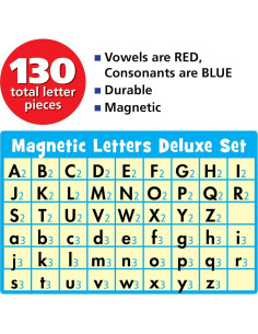 Juego de Letras Magnéticas Teacher Created Resources 130 Piezas 2