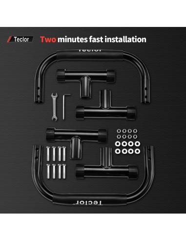 Barra de Flexiones Teclor Alta Resistencia 299.4kg Portátil