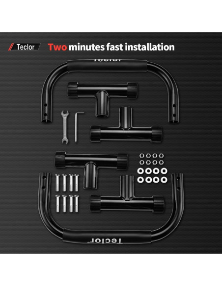 Barra de Flexiones Teclor Alta Resistencia 299.4kg Portátil
