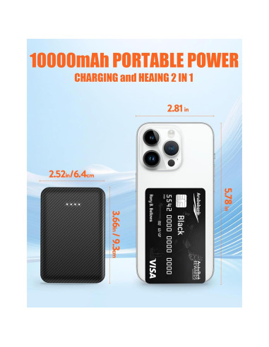 Conjunto Ropa Interior Calefaccionada Hombre 2 Piezas 10000mAh