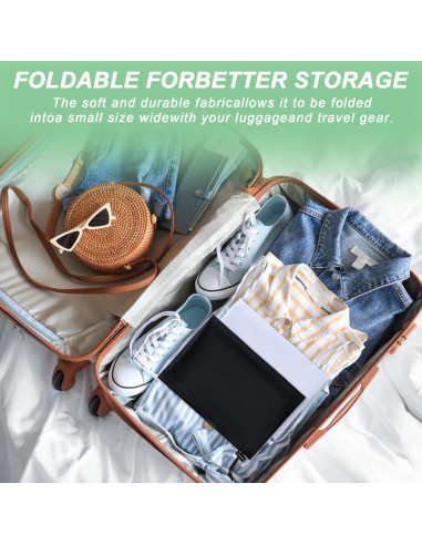 2 Bolsas de Lavandería de Malla XL Aegero 61x91cm Negro