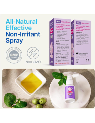 Gotas para Oídos Baby Otic Guard NAVEH PHARMA 15ml Natural