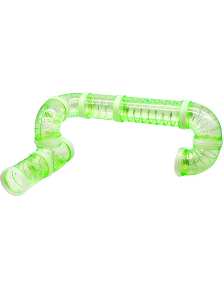 Juego de Túneles Curvados para Jaula de Mascotas Besimple - 8 Piezas - Diámetro 5.33 cm Juego de Túneles Curvados para Jaula de Mascotas Besimple - 8 Piezas - Diámetro 5.33 cm