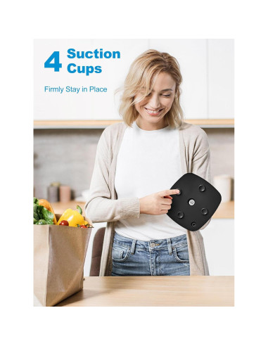 Soporte de Toallas de Papel SMARTAKE Acero Inoxidable Plata