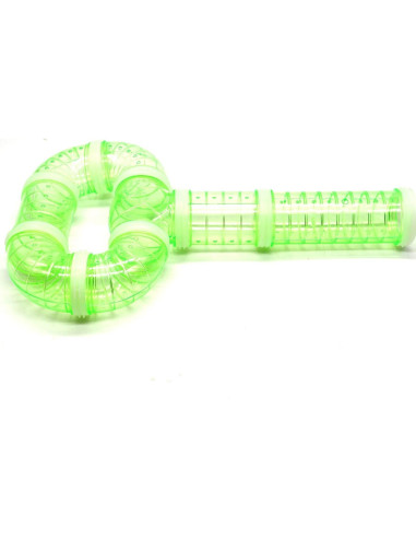 Juego de Túneles Curvados para Jaula de Mascotas Besimple - 8 Piezas - Diámetro 5.33 cm