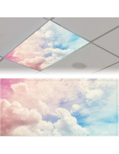 Cubierta de Luz Fluorescente Magnética Dujupu 81.9g 30x30cm 2