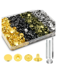 Kit de Botones a Presión 100 Piezas 12mm ManTangSun