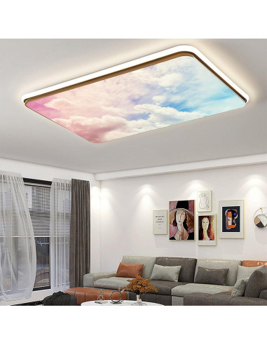 Cubierta de Luz Fluorescente Magnética Dujupu 81.9g 30x30cm