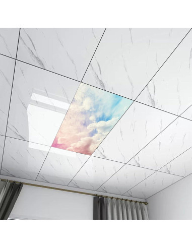 Cubierta de Luz Fluorescente Magnética Dujupu 81.9g 30x30cm