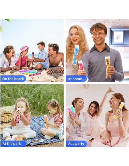 Paquete de 160 Bolsas Desechables para Paletas Libemskix 28x5.5 cm