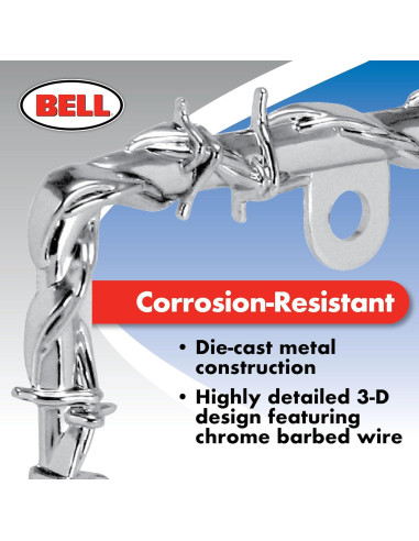 Marco de Placa de Licencia Bell Automotive Alambre de Púas