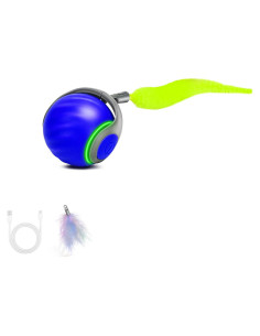 Juguete Interactivo para Gatos QKOQKO Speedy Tail 2.0 Azul