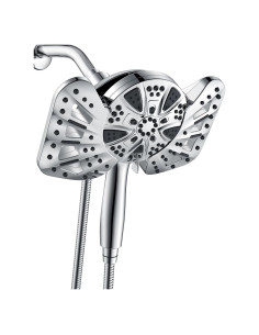 Cabezal de Ducha Doble 2-en-1 GRICH 10" Alta Presión Cromo