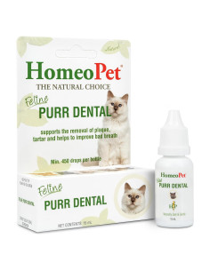 HomeoPet Feline Purr Dental 15mL - Cuidado Dental Natural para Gatos