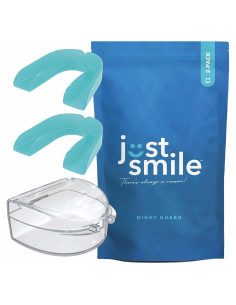 Protector Nocturno Just Smile para Bruxismo Aqua - 2 Unidades