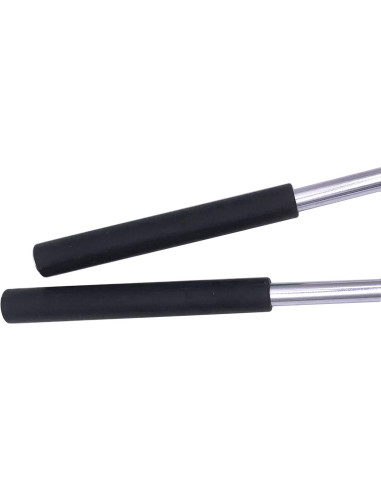 Mazas de Xilófono de Goma Negra - 23 cm - 1 Par