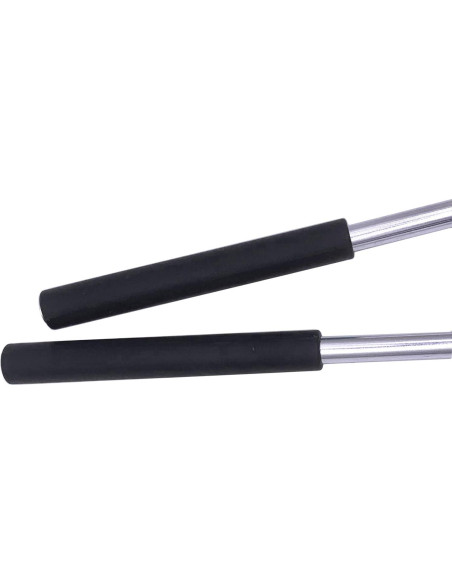 Mazas de Xilófono de Goma Negra - 23 cm - 1 Par