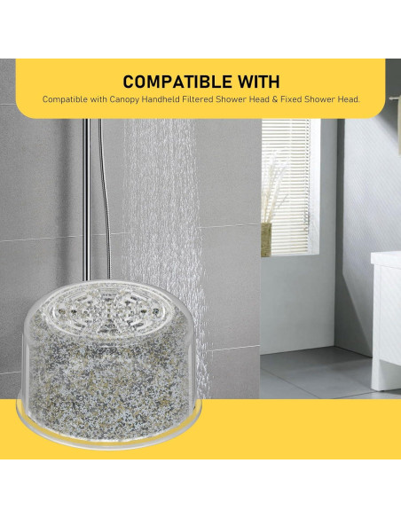 Cartucho Filtro de Ducha Zomixzo SH-2 - 2 Paquetes Agua Dura