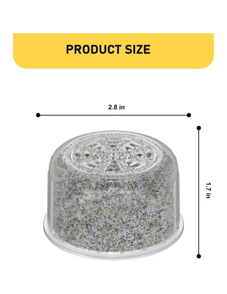 Cartucho Filtro de Ducha Zomixzo SH-2 - 2 Paquetes Agua Dura