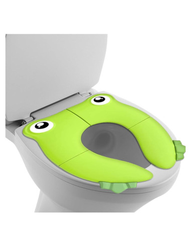 Asiento de Entrenamiento para Baño Homeify Verde con Gráfico Dino