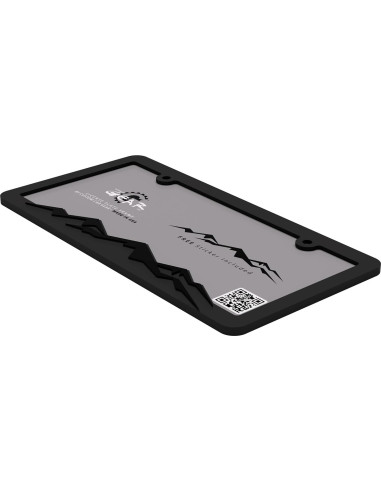 Marco de Placa de Licencia Montaña Custom Car Gear Negro