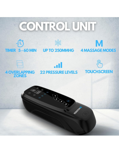 Masajeador de Piernas REBOOTECH ELITE Compresión Aire Tamaño M