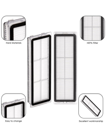 Filtro HEPA 4 Piezas Compatible Dreame L10s Ultra Pro