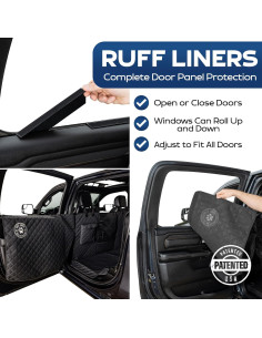 Cubierta de Piso XL Ruff Liners para Camiones Crew Cab Negro 2