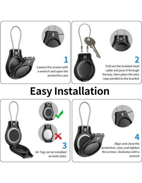 Funda de bloqueo impermeable Genérico para llavero - 4 unidades