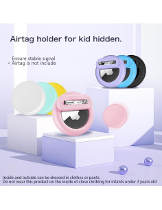Soporte Oculto de Silicona para AirTag Taghelp - 4 Piezas 2