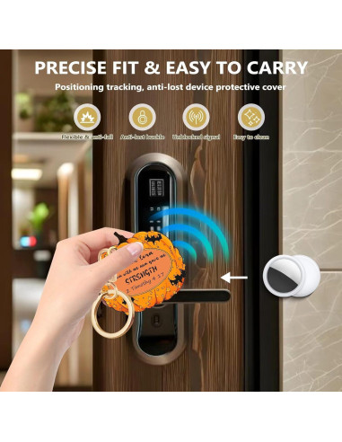 Funda de llavero GPS Genérico de cuero PU anti-pérdida