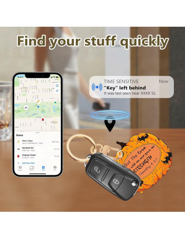 Funda de llavero GPS Genérico de cuero PU anti-pérdida