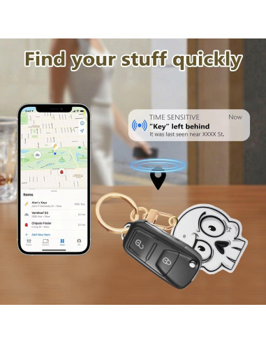 Funda de llavero de cuero Genérico para GPS y tarjetas de acceso