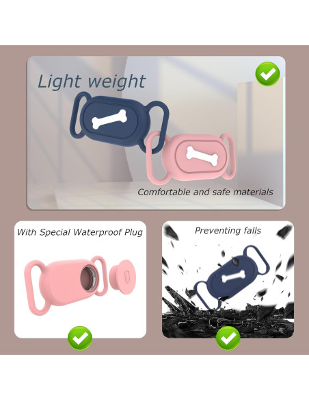 Soporte para Collar de Perro LiZHi Galaxy SmartTag2 Azul