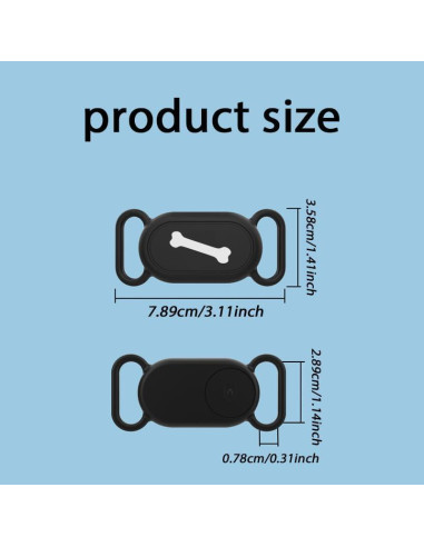 Soporte para Collar de Perro LiZHi Galaxy SmartTag2 Azul