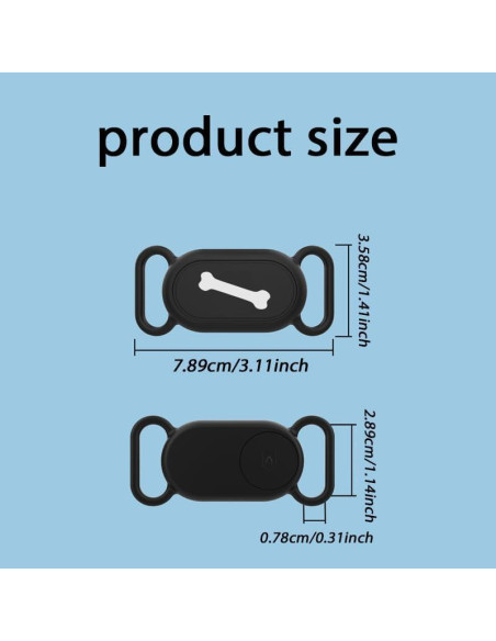 Soporte para Collar de Perro LiZHi Galaxy SmartTag2 Azul