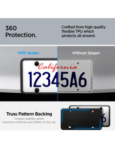 Soporte para Placa de Licencia Spigen para Tesla Model Y y 3 2