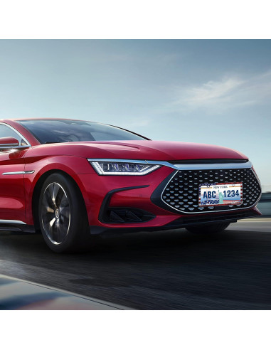 Marco de Placa de Licencia Acero Inoxidable UNINDREM Bandera Americana