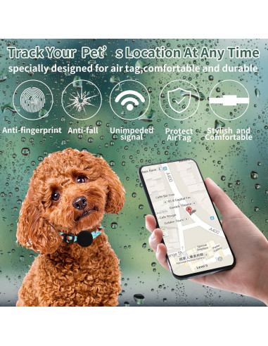 Soporte para Collar de Airtag para Perros Dogcollar S 24.9-39.9cm