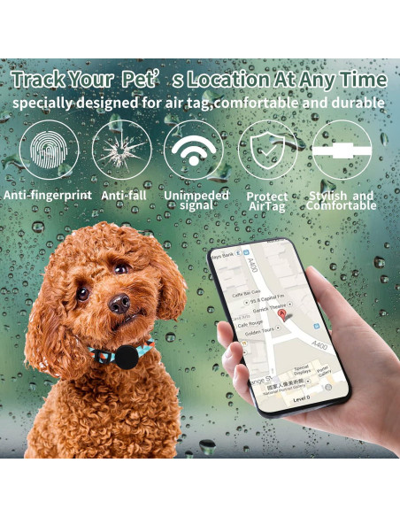 Soporte para Collar de Airtag para Perros Dogcollar S 24.9-39.9cm