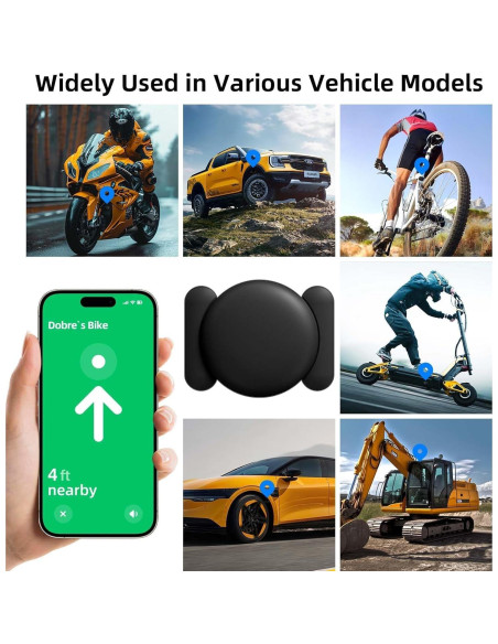 Rastreador GPS HONGTOP H para Vehículos Sin Suscripción - Negro