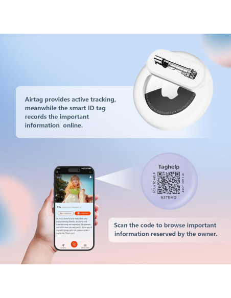 Soporte para AirTag Taghelp - Funda Silicona Verde y Amarillo