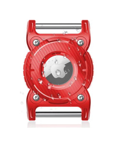 Soporte de Collar para Perro AirTag Sichy Rojo Impermeable IPX8