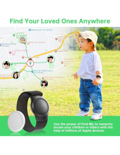 Rastreador GPS para Niños LAOLASEED, Impermeable, iOS 2