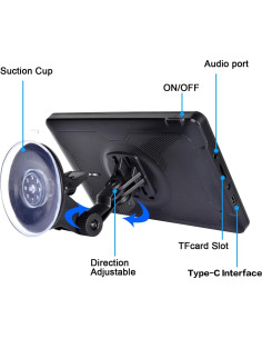 GPS Navegador JOGANVE 7" Pantalla Táctil Actualización de Mapas 2