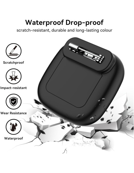 Funda de Silicona Impermeable SkyArmor para Tile Mate 2022/2024 - Negro/Azul