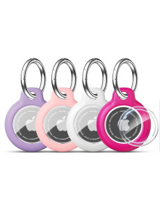 Funda Protectora para AirTag RFUNGUANGO - Paquete de 4 Colores