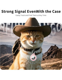 Funda Protectora para AirTag RFUNGUANGO - Paquete de 4 Colores 2